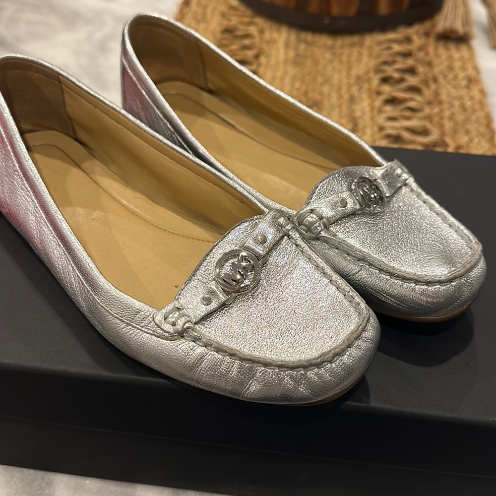 Silver Michael Kors Flat